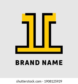 simple logo design with the number eleven (11)