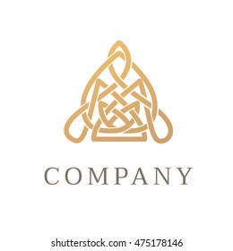 simple logo design ornament. vector illustration luxury mark