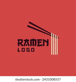 Simple logo design ramen noodle. Good for company related restaurant and beverages.