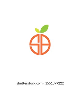 Simple logo design of Sunburst and letter SB with white background - EPS10 - Vector.