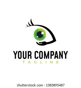 Simple logo design template for eyecare business