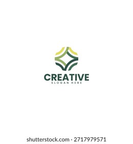 simple logo design template for your brand and business