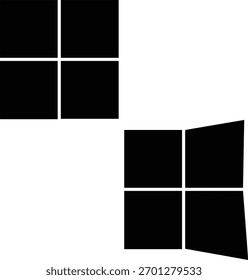 Um design de logotipo simples que é usado para indicar algo.