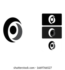 Diseño de logotipo simple de una rueda en negro
