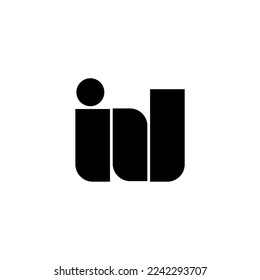 Logo simple en negro elegante con fondo transparente