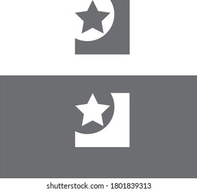 a simple logo with elegant colors