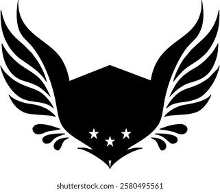 simple logo elements illustration wings