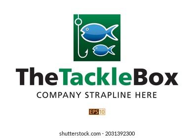 A simple logo entitled TackleBox suitable for fishing tackle outlets or seaside resorts