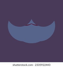 A simple logo featuring a purple mountain. The entire logo is made of circles only.