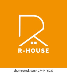 simple logo in the form of house building