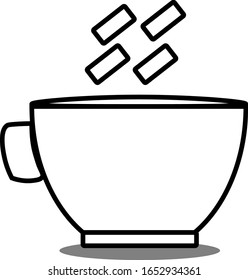 simple logo glass coffee drinks