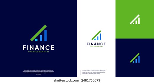 simple logo global financial statistics, growth, logo graphic design.