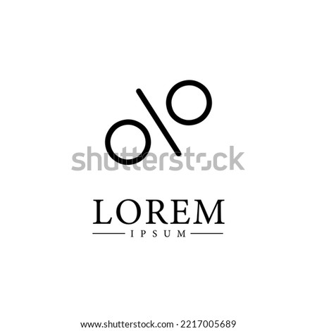 simple logo of gratuity sign in modern style. Eps 10