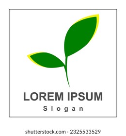 ein einfaches Logo für einen grünen und frischen Bauernhof