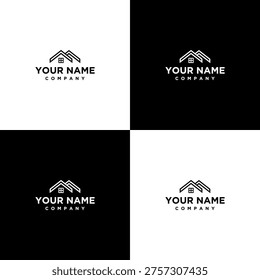 Simple logo with house icon