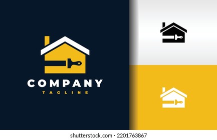 einfache Logo-Pinsel