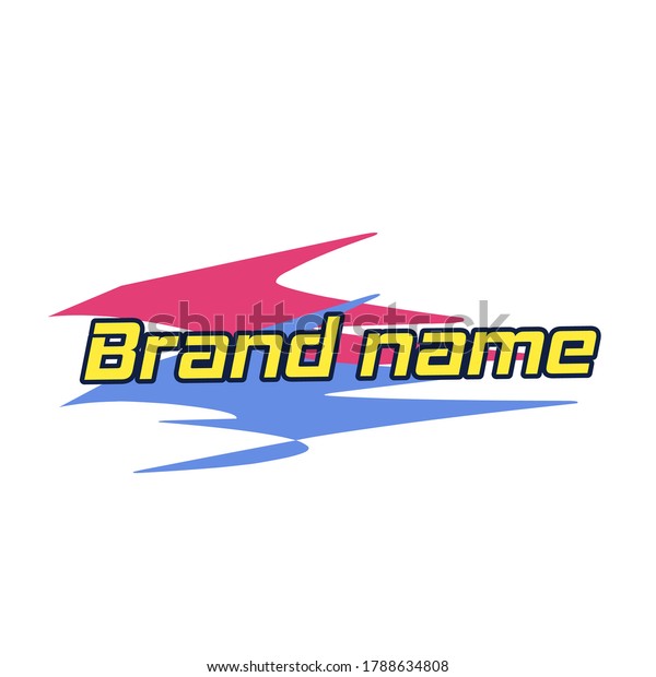 Simple logo icon for\
esport logo, racing logo, clothing brand or etc.illustration vector\
design