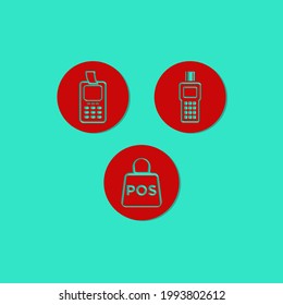 simple logo icon tool for postal or point of sale applications and for retail companies