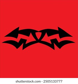 simple logo idea from tribal