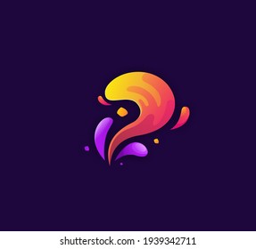 Simple logo illustration design Suitable for Creative Industries, Multimedia, Entertainment,  Shops and related businesses.
