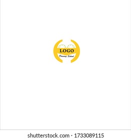 simple logo illustration driving school