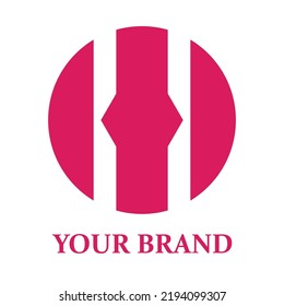 Simple logo illustration with edited brand.