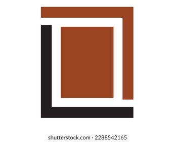 Simple Logo  Initial D Design  Vector