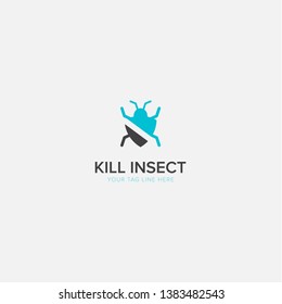 Simple Logo for Insect Killer Modern Logo Design