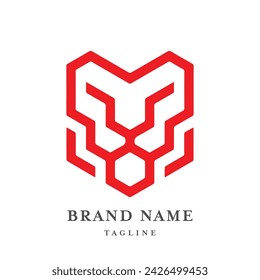 Simple Logo isolated. Usable for Business and Branding Logos. Flat Vector Logo Design Template Element. Classic Minimal Designs. Modern Vector Illustration.