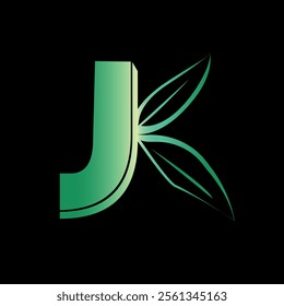Simple Logo with J and K