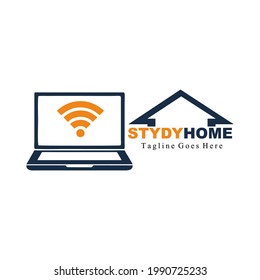 simple logo learn online at home