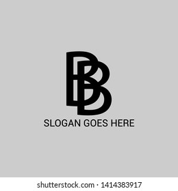 simple logo, letter B or BB logo, company logo.