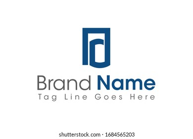 Simple logo letter A with the concept of a combination of shapes in classic blue. The logo concept is suitable for industrial, automotive, workshop companies