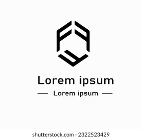 einfaches Logo mit Buchstabe F
