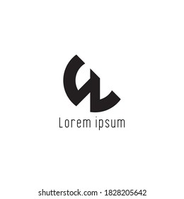 logotipo sencillo con letra G y letra V