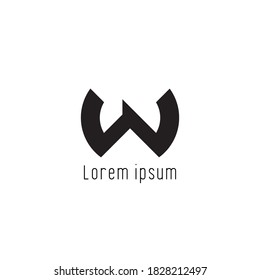 simple logo with letter G and letter V
