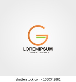 Simple logo letter G - Vector