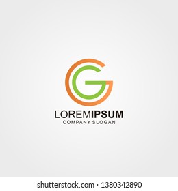 Simple logo letter G - Vector