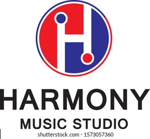 Simple logo with letter H and circle, the same time can represent something modern and relates to the brand.