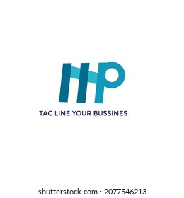 simple logo letter m and p for your company trendy Design
