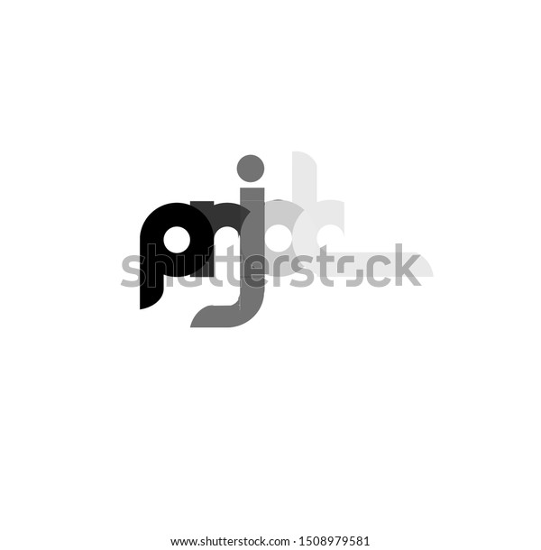 Simple Logo Letter P R J Stock Vector Royalty Free 1508979581