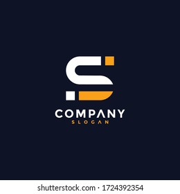 simple logo letter S creative