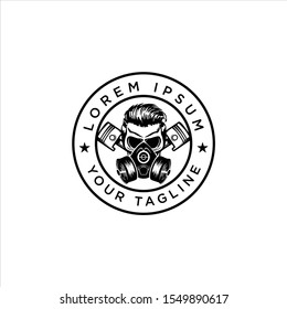 Simple logo of light vehicle engineering
