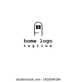 logotipo sencillo. Diseño minimalista sobre fondo blanco