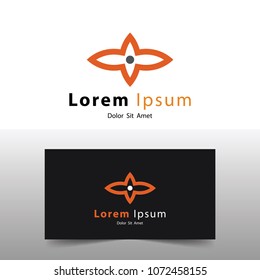 Simple logo in a modern style. Abstract logo. 