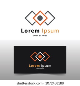 Simple logo in a modern style. Abstract logo. 