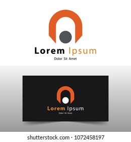 Simple logo in a modern style. Abstract logo. 