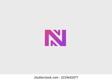 Simple logo N for company