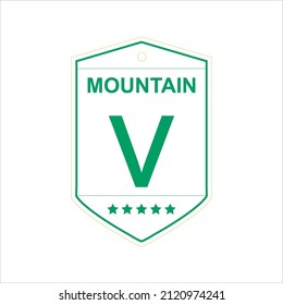 simple logo outdoor adventures and expeditions in mountains, forests and nature