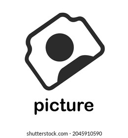 Simple logo picture in black and white.